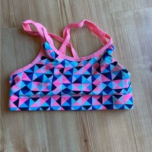 Girls sports bra size 8